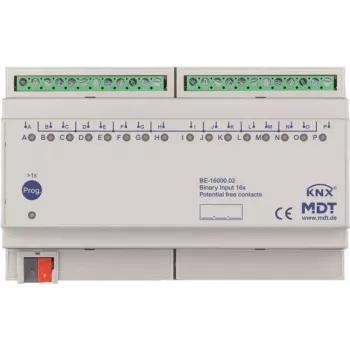 MDT BE-16000.02 entrada binaria 1 6 vías, 8TE, REG (BE-16000.02)
