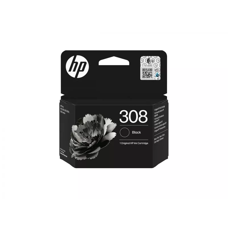 Cartucho de tinta original HP 308 negro