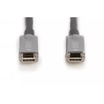 DIGITUS Cable de conexión AV USB-C AOC 10 m 4