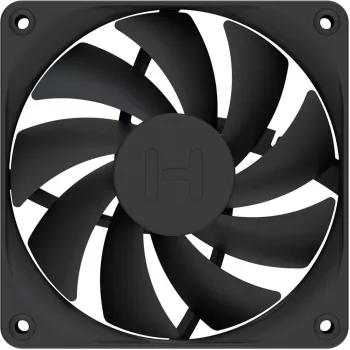 Ventilador de caja HYTE FA12 negro 120 mm pack de 4, compatible con PWM, montaje estándar de 120 mm