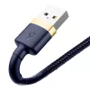 Cable Lightning Baseus CALKLF-CV3 2 m Azul Oro