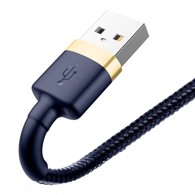 Cable Lightning Baseus CALKLF-CV3 2 m Azul Oro
