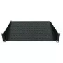 LogiLink SF2C45B Bandeja en voladizo de 19", 2U, 400 mm de profundidad, hasta 25 kg, negro