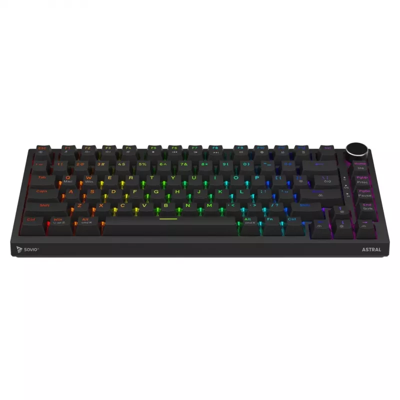 Savio ASTRAL BLACK JADE teclado gaming USB QWERTY US International