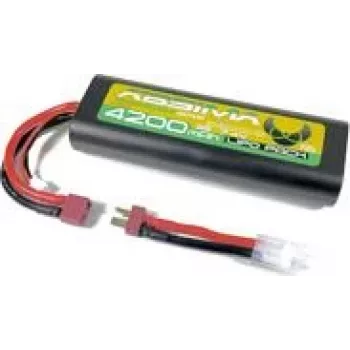 Absima Batería para modelismo LiPo 7,4 V 4500 mAh 25C Hardcase conector T (4130015)