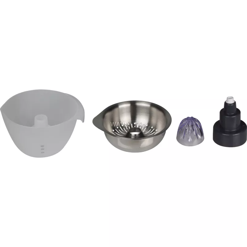 Kenwood AT312 accesorio exprimidor de cítricos – 0,6 L, plata/blanco