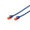Cable de red Digitus CAT 6 U/UTP RJ-45 Cat6 3m Azul