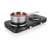 Placa de cocina eléctrica Tristar KP-6152 — 2 zonas de cocción, control táctil, negro