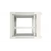 Extralink Armario rack 9U 600x450 ASP gris montaje en pared, puerta metálica