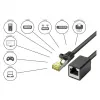 Goodconnections 8070VR-020S cable de red Ethernet negro