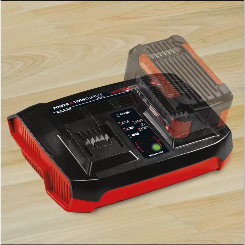 Einhell Power-X-Twincharger 3 A cargador de batería para interior negro - rojo (4512069)