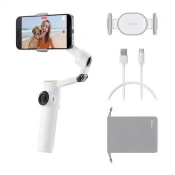 Insta360 Flow 2 Pro AI Tracker Estabilizador Bundle (blanco)