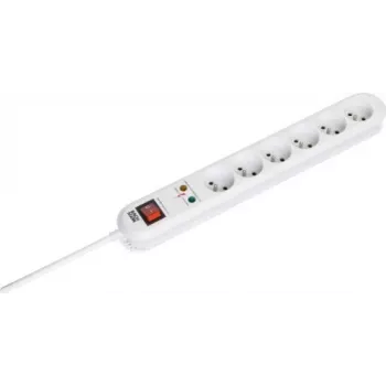Alargador de corriente Bachmann SMARTLINE 3m 6 salidas AC interior blanco