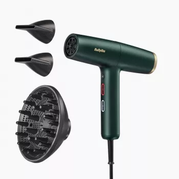 BaByliss Air Power Pro Secador de pelo 1700 W Oro, Verde