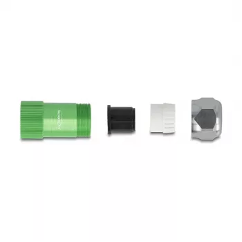 Prensaestopas DeLOCK 6,4 mm aluminio IP67 alivio de tracción impermeable