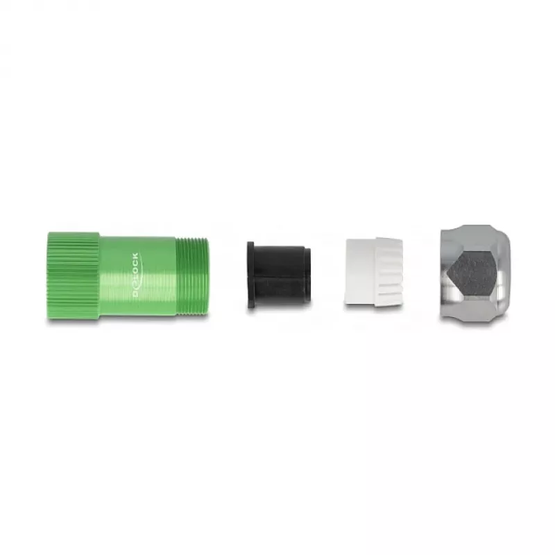 Prensaestopas DeLOCK 6,4 mm aluminio IP67 alivio de tracción impermeable