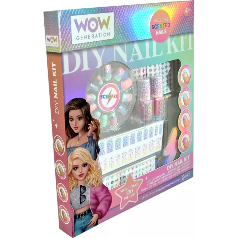 Set de manicura para niños Euroswan WOW00017 - kit de cuidado de uñas con aroma