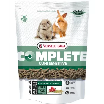 Versele-Laga Complete Cuni Sensitive 1,75 kg — hierbas, 13% proteína, 20% fibra bruta, 2,5% grasa
