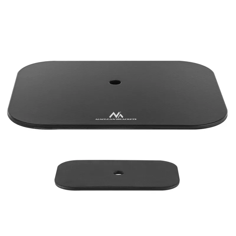Maclean MC-929 placa de refuerzo de sobremesa para soportes de monitor de escritorio, negro