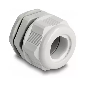 Prensaestopas EX DeLOCK M32 gris 2 uds. poliamida
