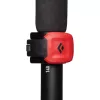 Bastones de trekking Pursuit FLZ M/L, equipo de fitness negro/rojo, 1 par, 125-140 cm