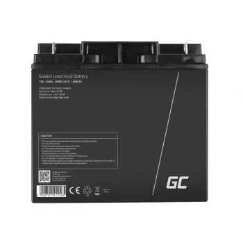 Batería industrial Green Cell AGM10, plomo-ácido sellada (VRLA), 20000 mAh, 12 V