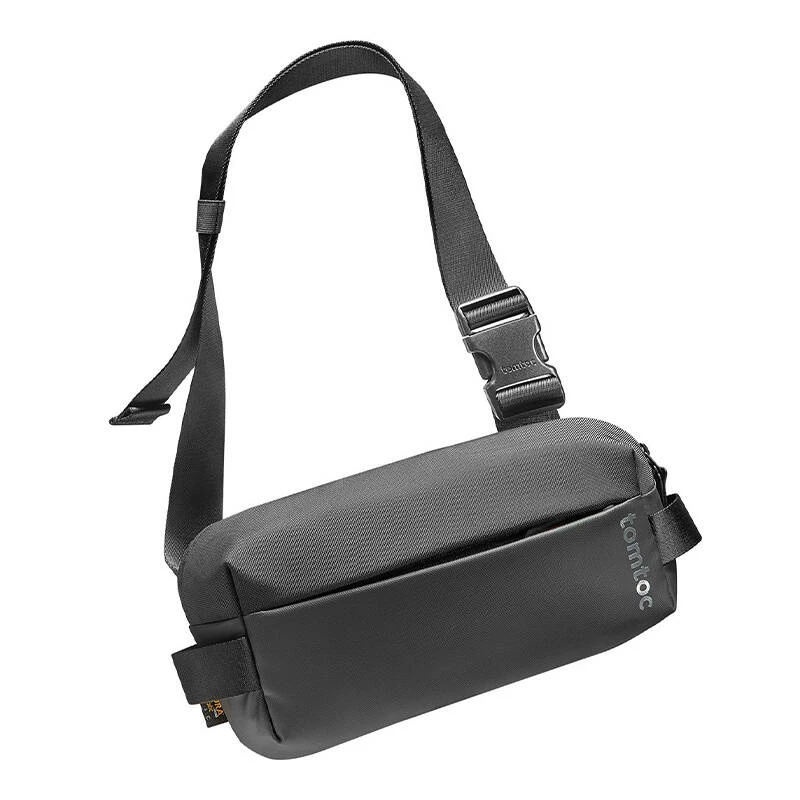 Bandolera Tomtoc Explorer-T21 S — compañera compacta para lo esencial, negra