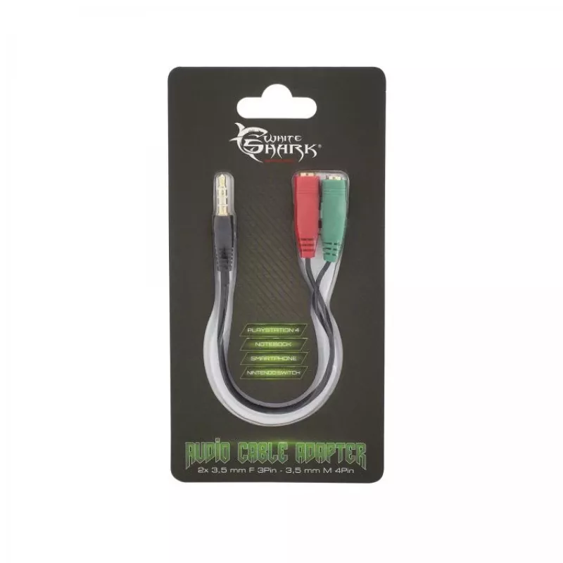 White Shark WS-354P-2X35 H. 3PIN - 3,5MM M. 4PIN 0,2M