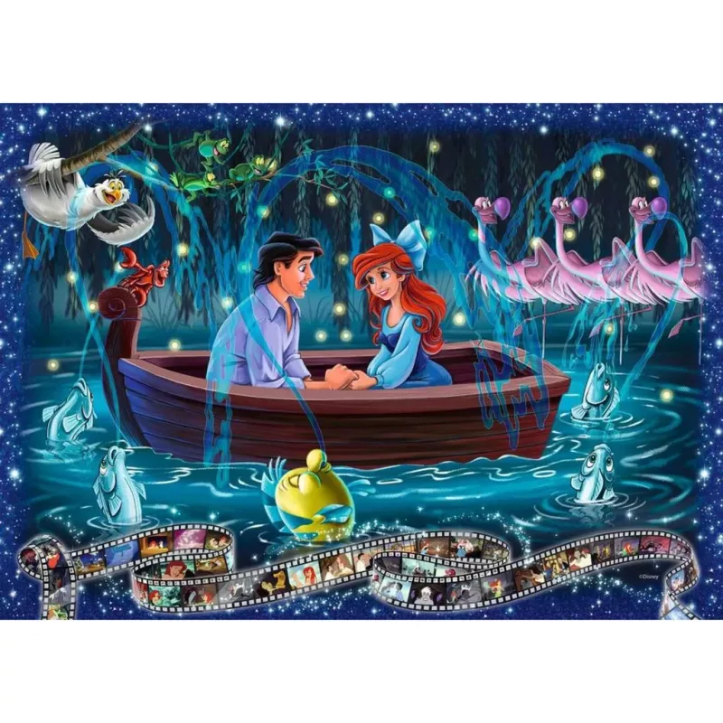 Puzle Ravensburger de 1000 piezas Disney Collector's Edition Ariel – 1000 piezas, formato estándar