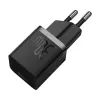 Baseus P10110902113-01 USB-C GaN5 mini 30W Fuente de alimentación Negra