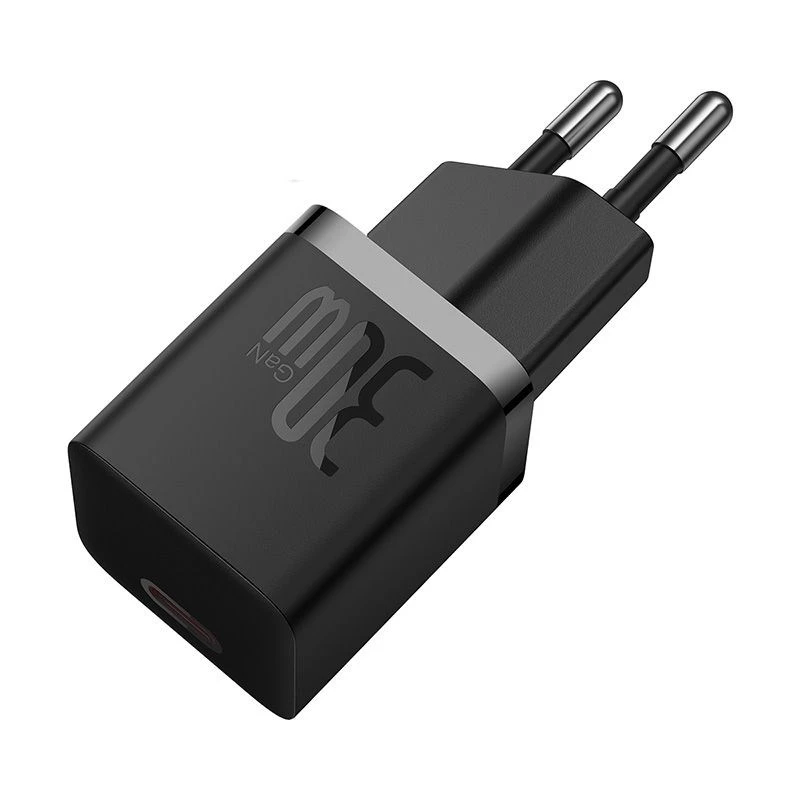 Baseus P10110902113-01 USB-C GaN5 mini 30W Fuente de alimentación Negra