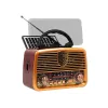 Radio analógica BLOW RA10 AM/FM solar 77-540 — receptor AM/FM con panel solar y batería de respaldo