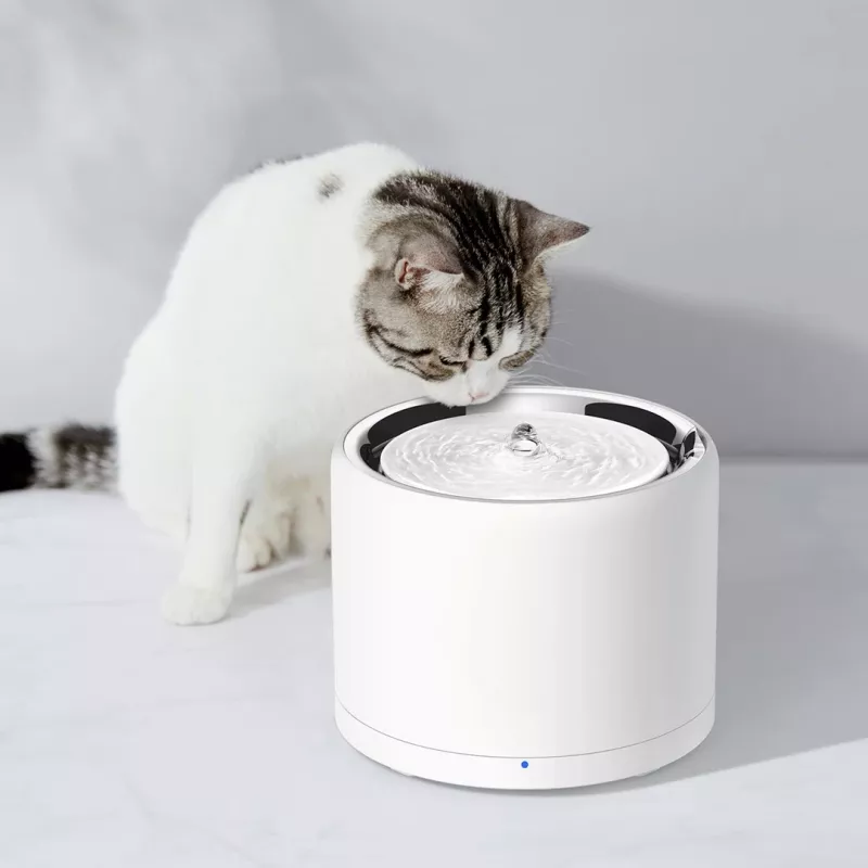 PETKIT Eversweet 3 Pro UVC fuente de agua automática para perros y gatos, bomba inalámbrica, ABS/silicona/acero inoxidable, blanca