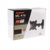 Maclean MC-416 Soporte de pared para TV y monitor 13-32 30 kg inclinable orientable máx. VESA 100x100 negro con acabado en polvo Soporte universal LED OLED LCD