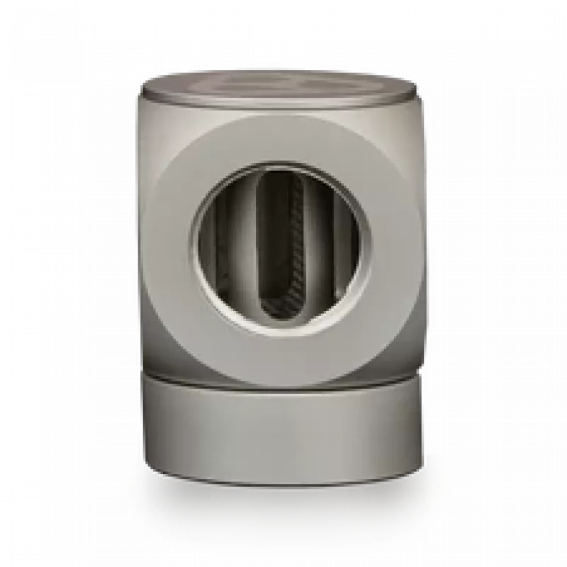 Thermal Grizzly DeltaMate Rotary FF90° – Conector de refrigeración líquida, níquel mate, 1 ud. (TG-DM-FIT-0210)