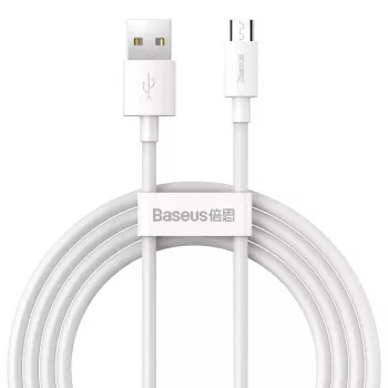 Cable USB-A a Micro-USB-B Baseus TZCAMZJ-02 1,5 m blanco