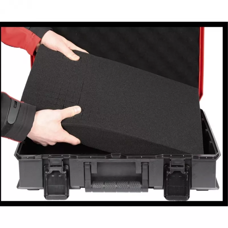 Maletín de equipamiento Einhell 4540013 espuma negro 280x420x65 mm