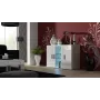 Aparador Cama 120 cm SOHO S7 roble sonoma/blanco brillante