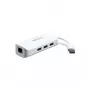 TRENDnet TU3-ETGH3 adaptador de USB 3.0 a Gigabit Ethernet con hub USB de 3 puertos