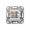 Digitus DN-9006-N toma de red CAT 6, clase E, apantallada, de superficie, blanca