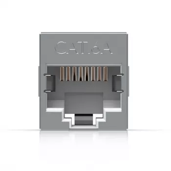Acoplador RJ45 en línea UBIQUITI UACC-RJ45-COUPLER-C6A Compacto – Acoplador RJ45 Cat6A en línea