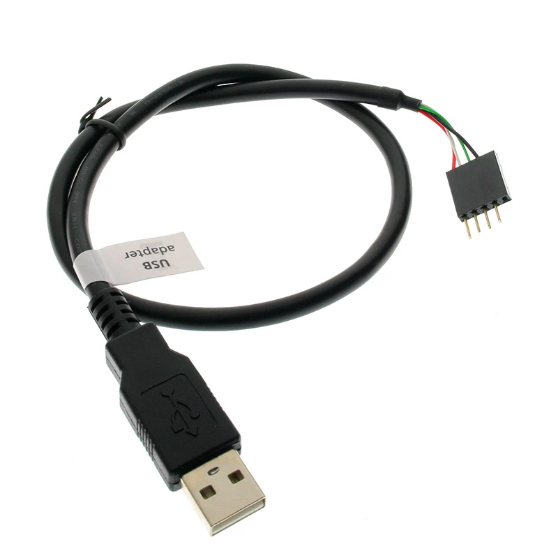 Cable USB Akasa 0,4 m USB A Negro