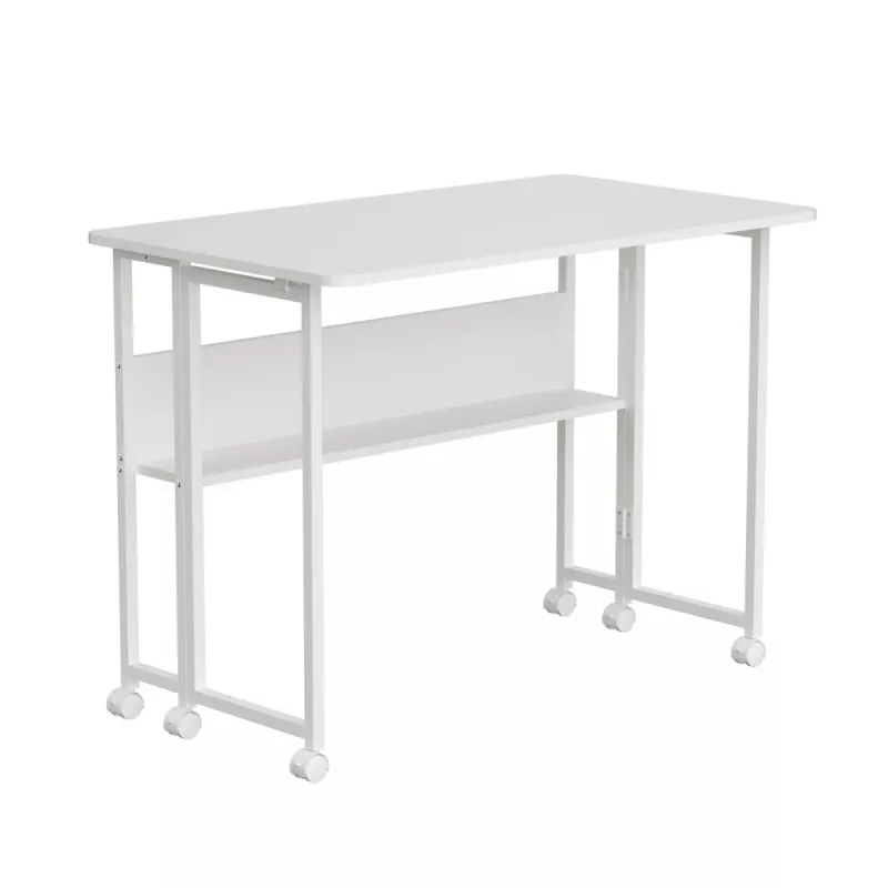 Escritorio móvil Maclean blanco MC-126W 50kg