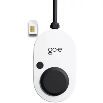 Charger Gemini 2.0, 22 kW (32A trifásico), wallbox blanco/negro, sin cable, 4G/LTE
