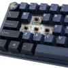 Teclado Ducky One 3 SF, gaming, USB, QWERTY, inglés, Azul