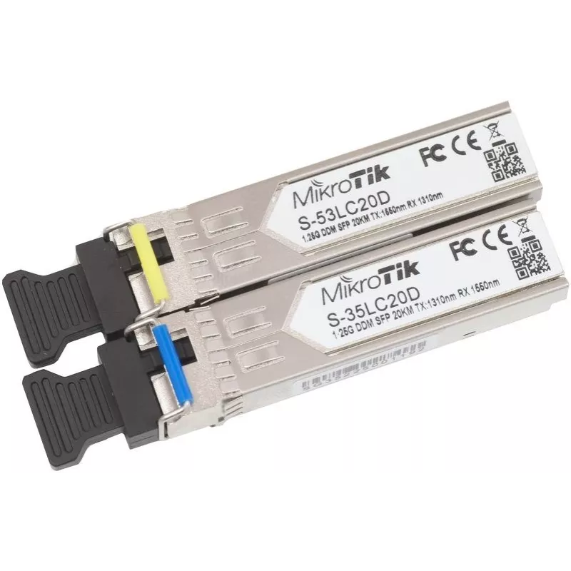 Módulo transceptor de red Mikrotik S-3553LC20D 1250 Mbit/s SFP