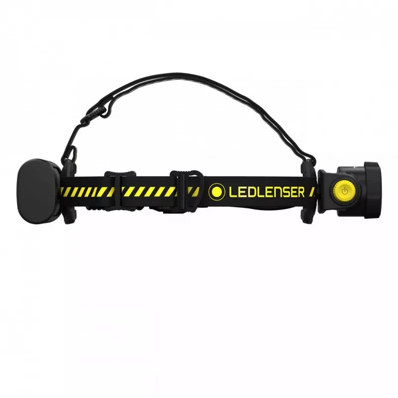 Linterna frontal Led Lenser H15R Work negra amarilla