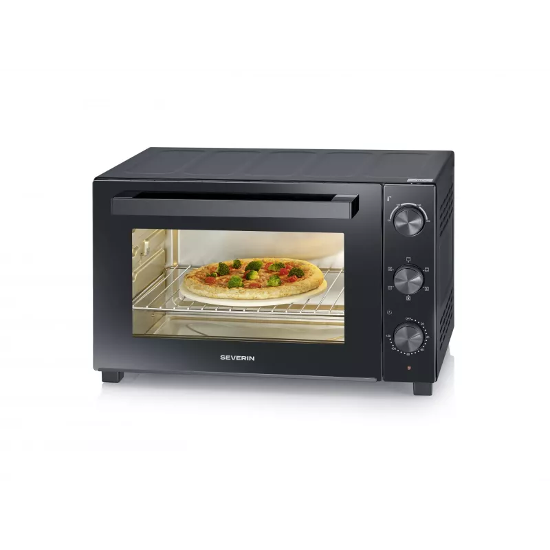 Horno eléctrico de sobremesa independiente SEVERIN TO 2076 — 46 L, 1800 W, independiente, negro, 515×420×365 mm