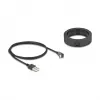 Cargador de interior DeLOCK 66284 smartphone negro USB inalámbrico