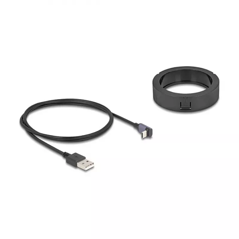 Cargador de interior DeLOCK 66284 smartphone negro USB inalámbrico